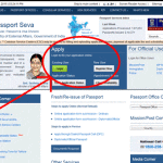 passport seva homepage