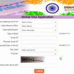 online visa application