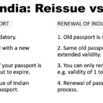 reissue and renewal of indian passport